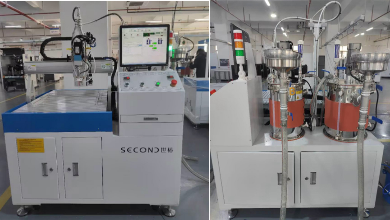 two-component crystal adhesive potting machine